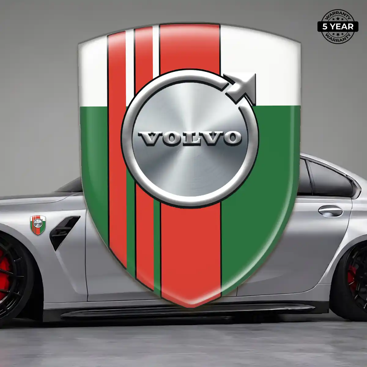 Volvo Emblem Badge Logo Cabin Style
