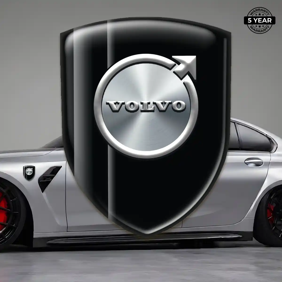 Volvo Emblem Badge Logo Deluxe Edition
