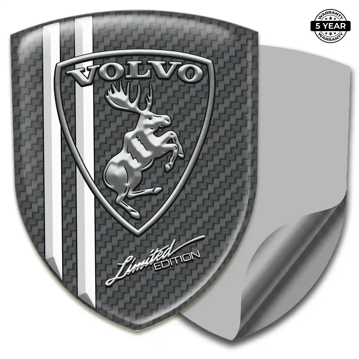 Volvo Emblem Badge Logo Elite Finish