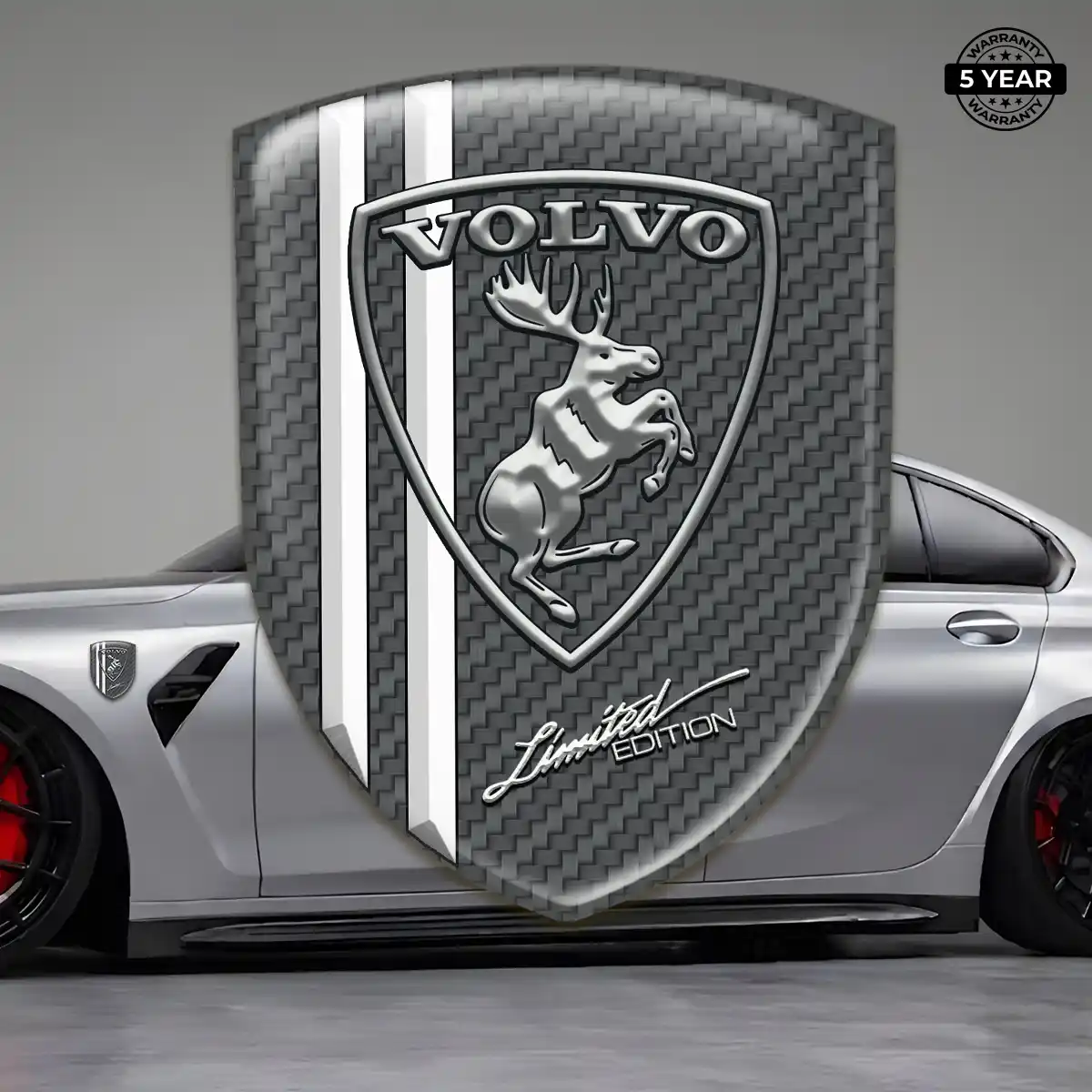 Volvo Emblem Badge Logo Elite Finish