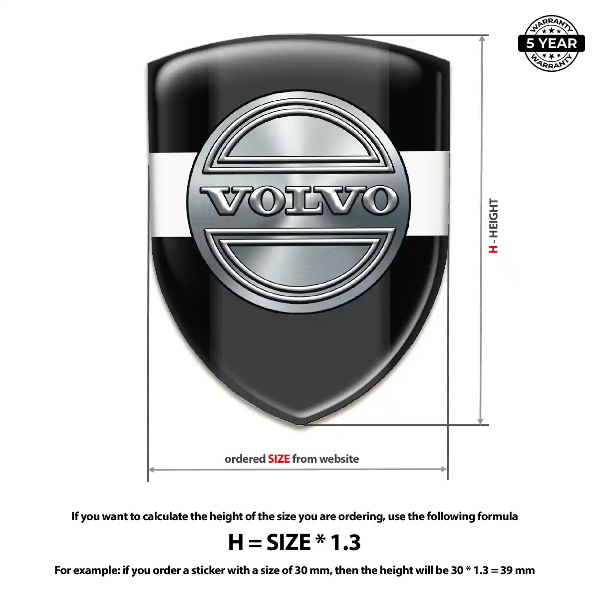 Volvo Emblem Badge Logo Interior Elegance