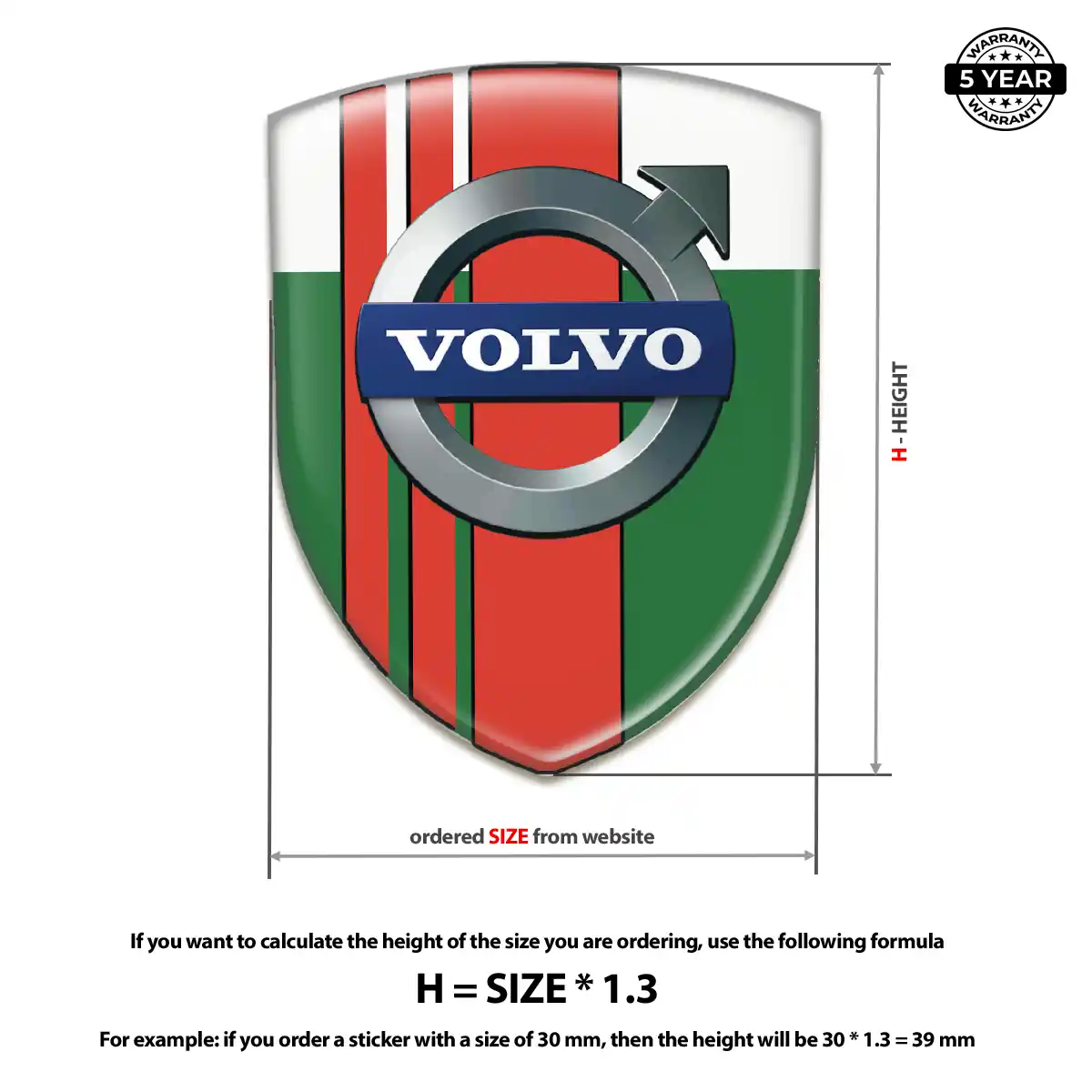 Volvo Emblem Badge Logo Noble Edition
