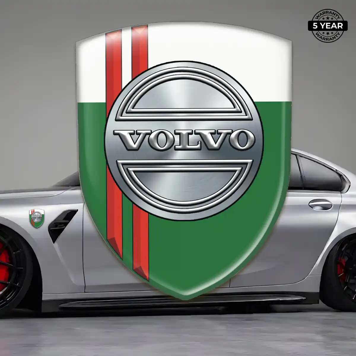 Volvo Emblem Badge Logo Opulent Line