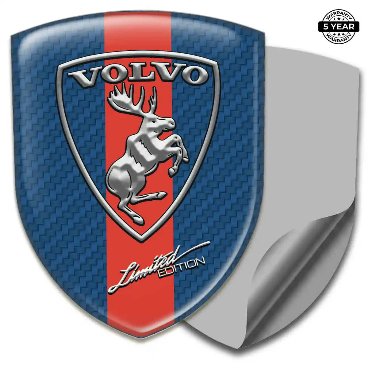 Volvo Emblem Badge Logo Outer Style