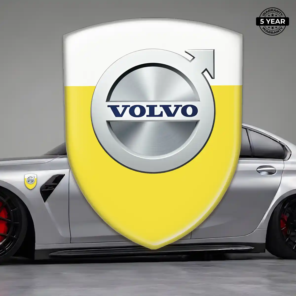 Volvo Emblem Badge Logo Refined Design