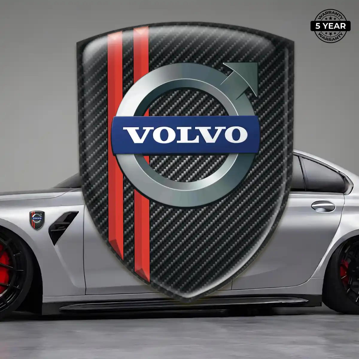 Volvo Emblem Badge Logo Resin Luxe