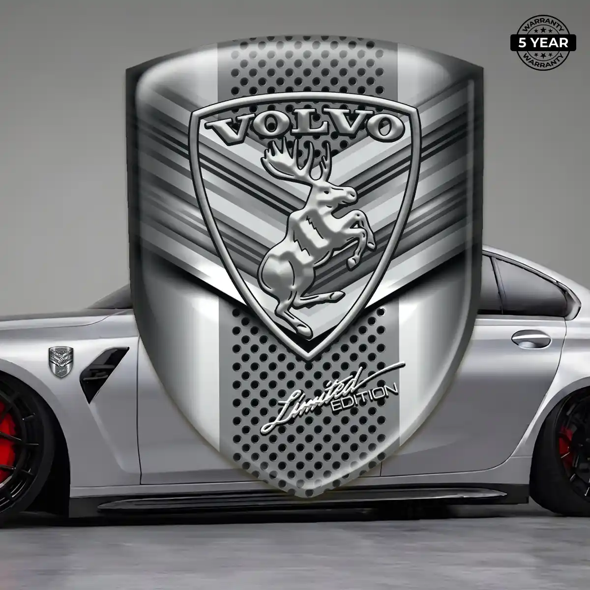Volvo Emblem Badge Logo Signature Grade