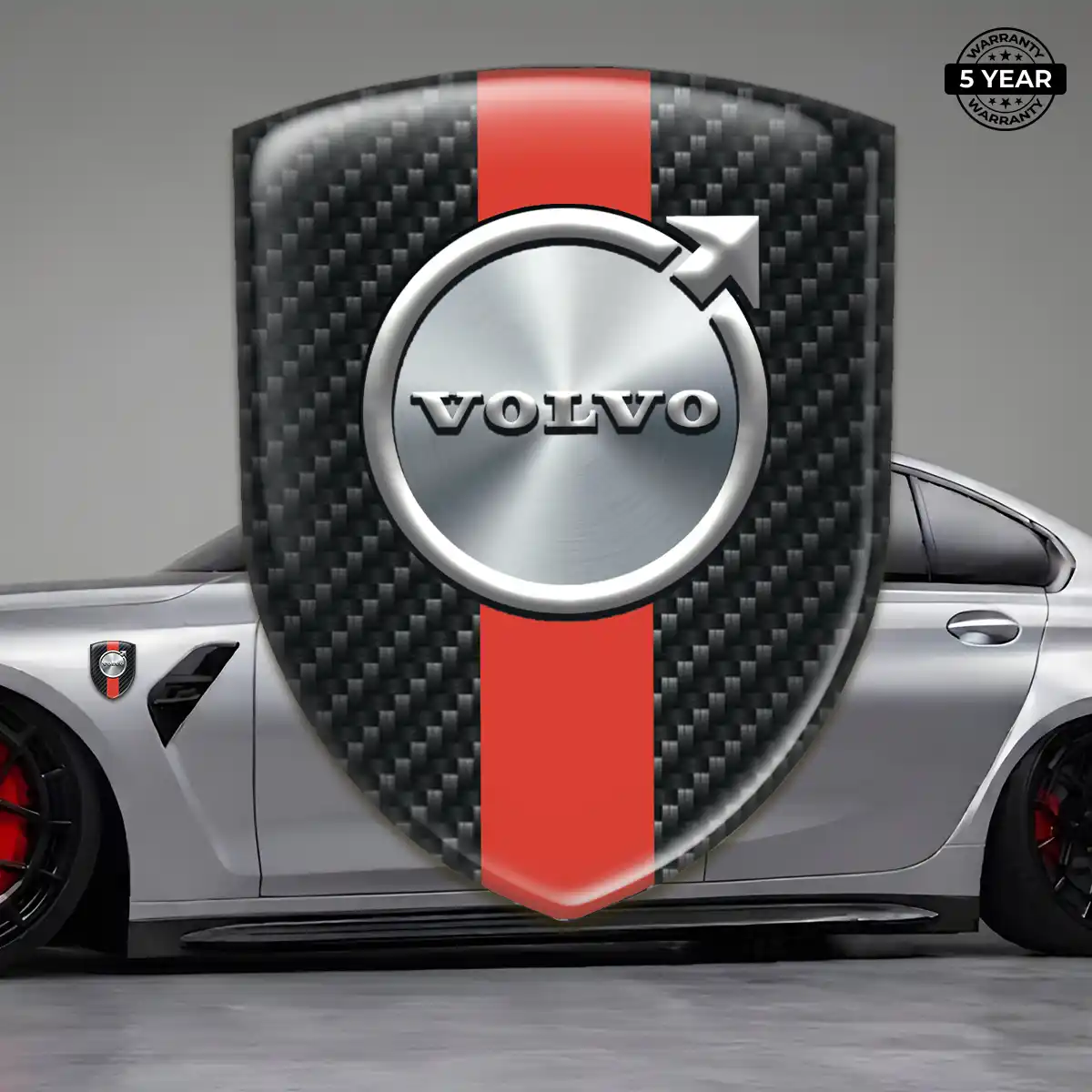 Volvo Emblem Badge Outer Style