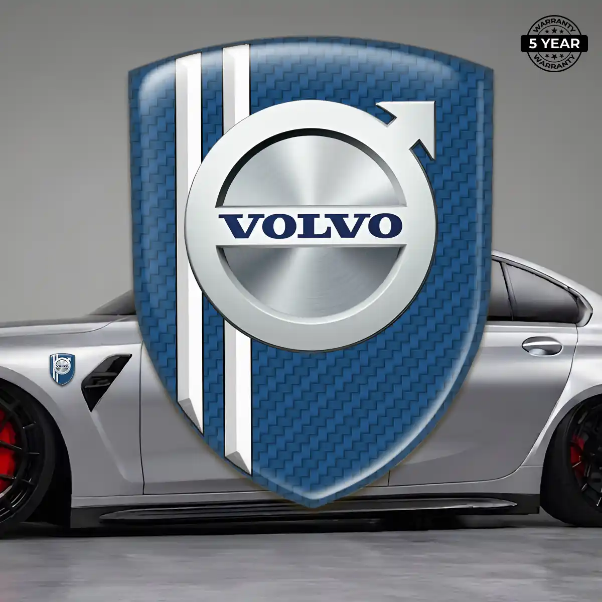 Volvo Emblem Badge Premium Dome