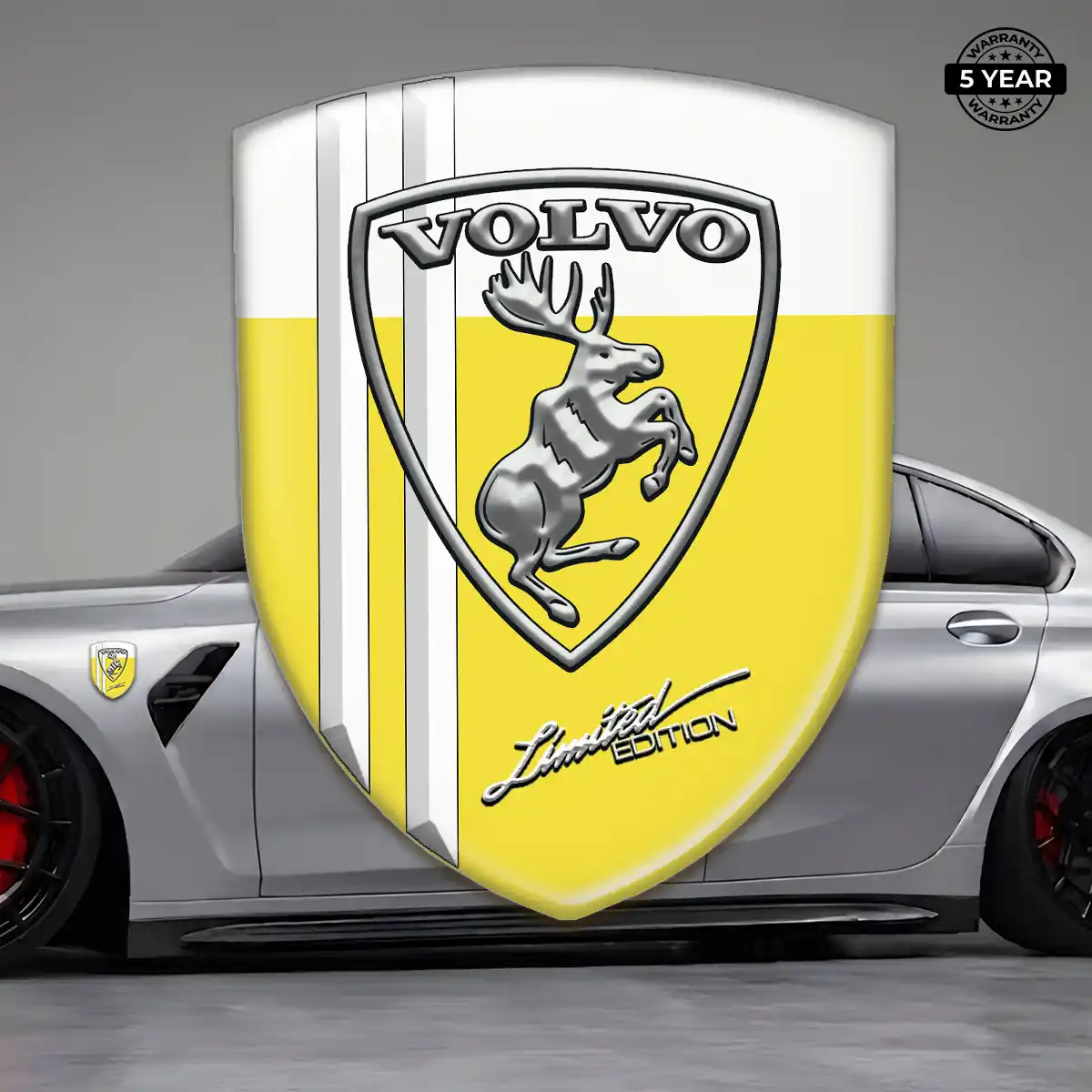 Volvo Emblem Badge Resin Luxe