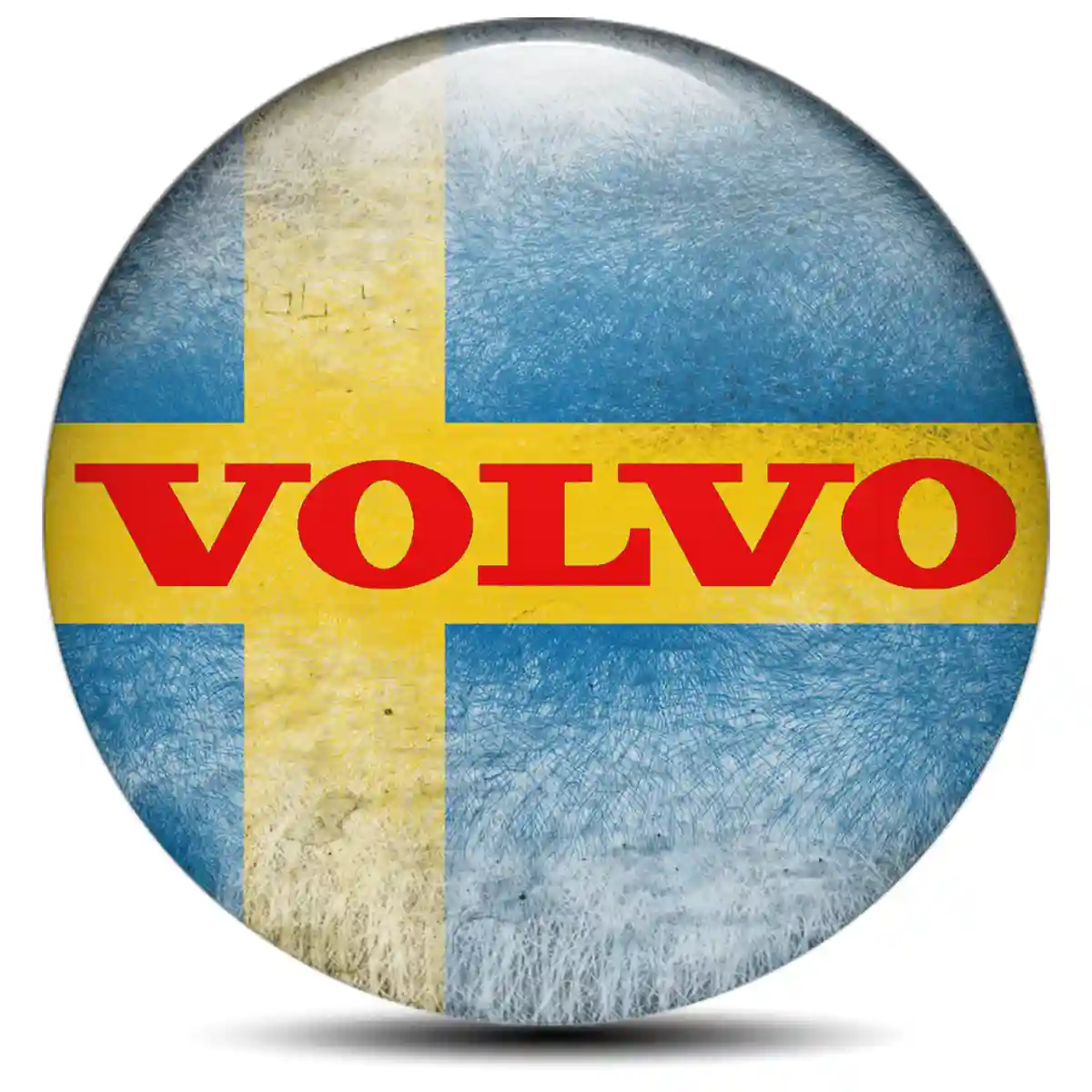 Volvo Emblem Badge Self-Adhesive Refined Design