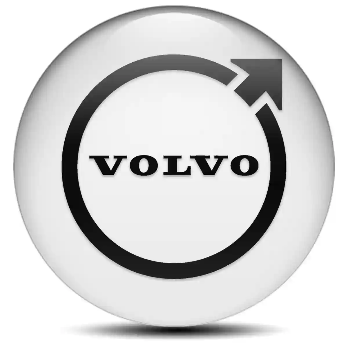 Volvo Emblem Center Hub Cap Self-Adhesive Refined Design
