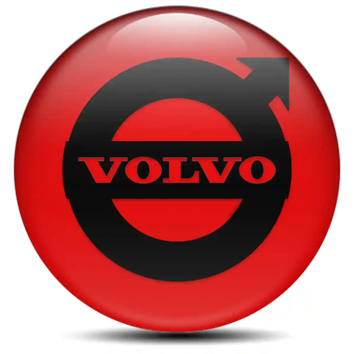 Volvo Emblem Center Hub Cap Self-Adhesive Sleek Style