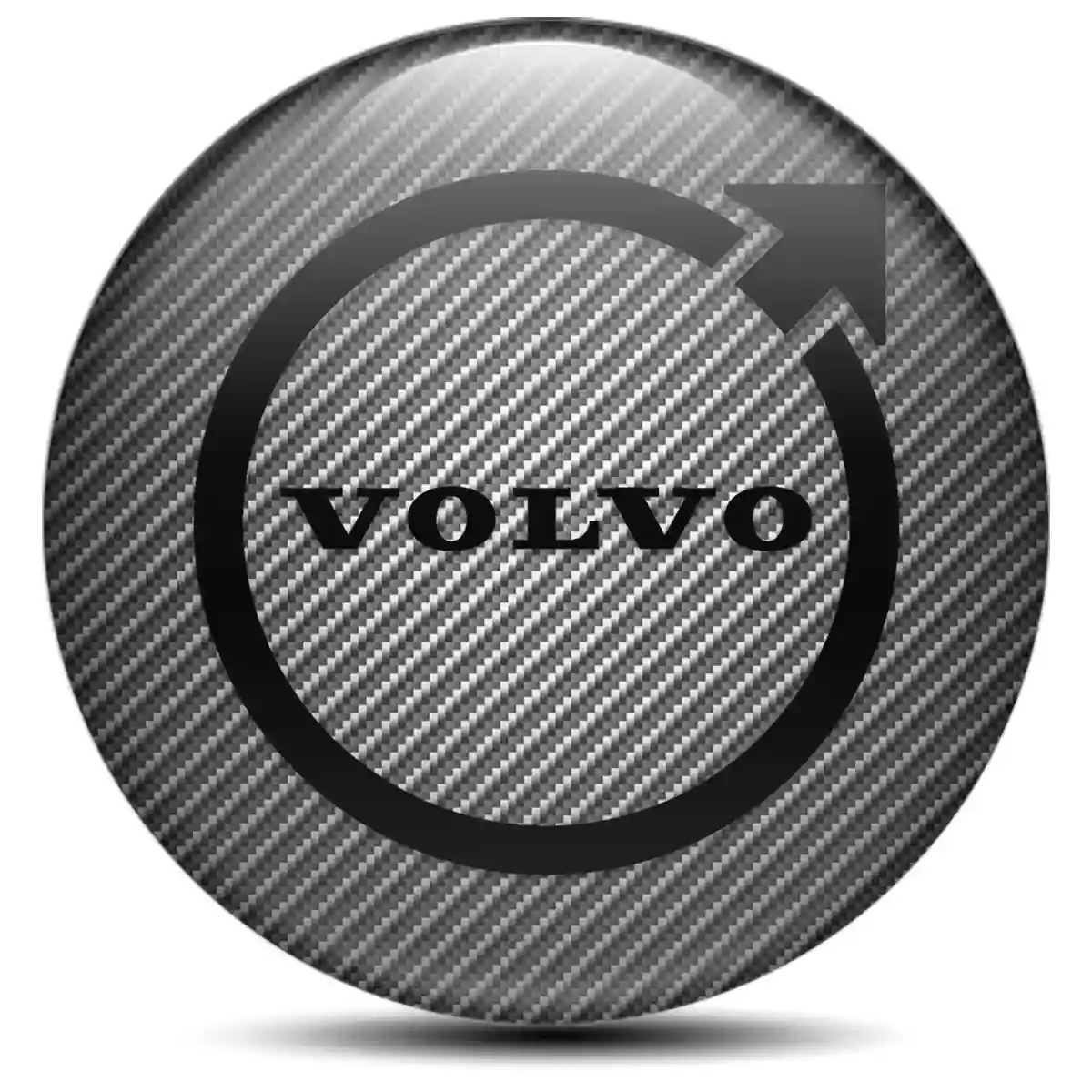 Volvo Emblem Center Hup Cap Refined Design