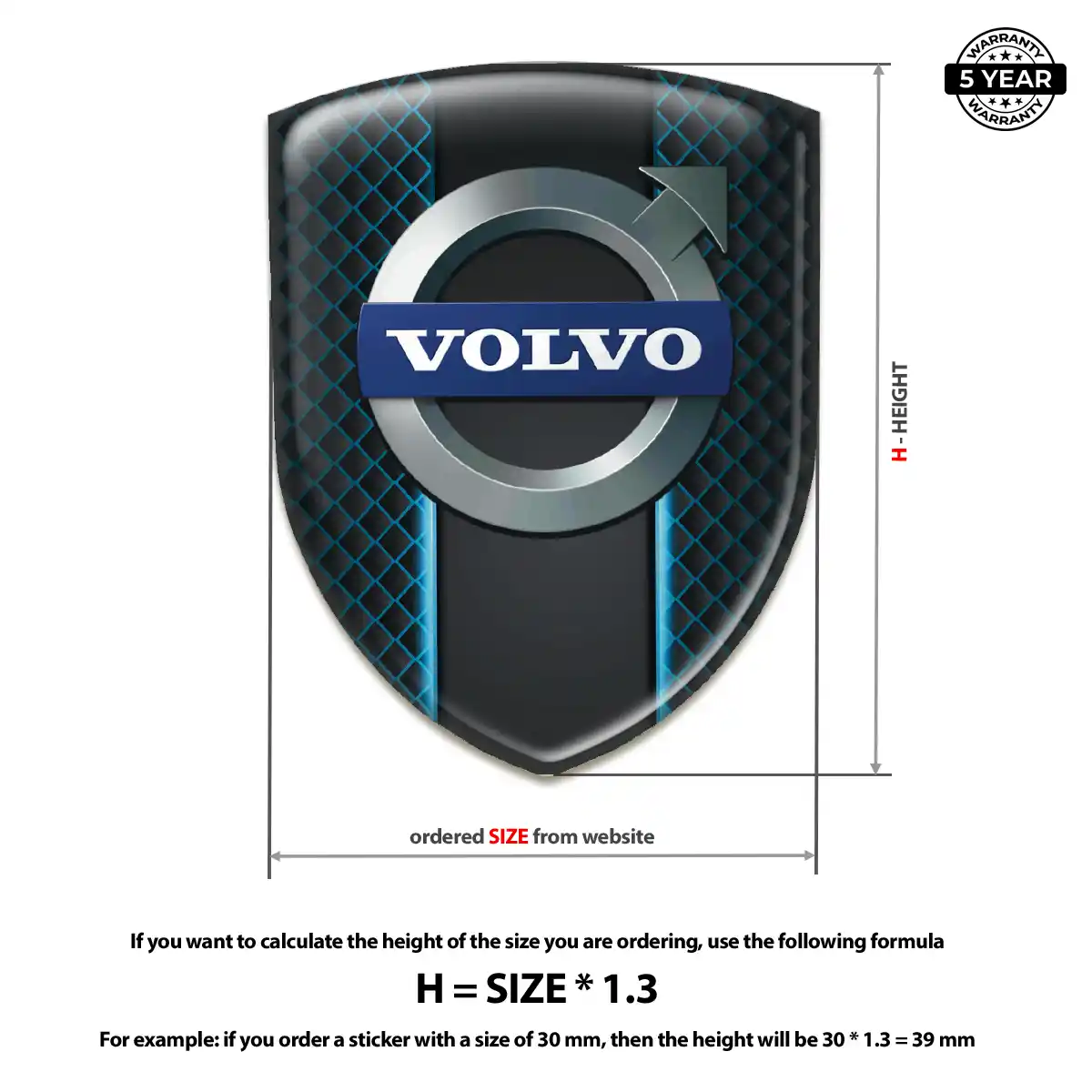 Volvo Emblem Crest Deluxe Edition