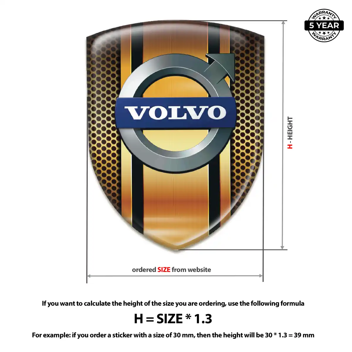 Volvo Emblem Crest Exclusive Series