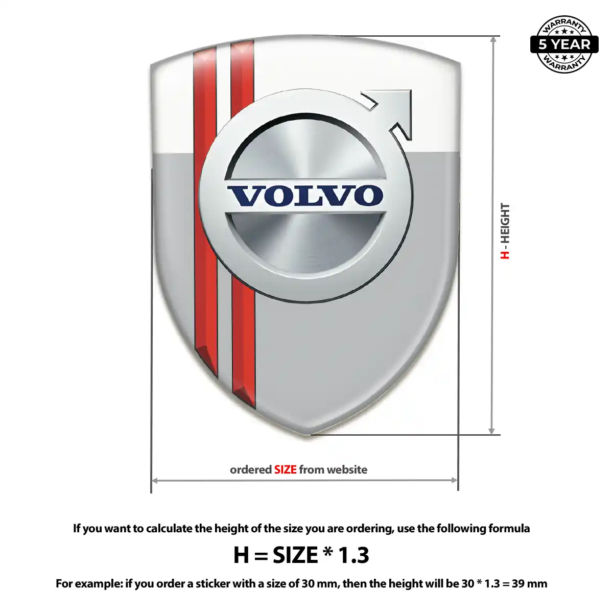 Volvo Emblem Crest Opulent Line