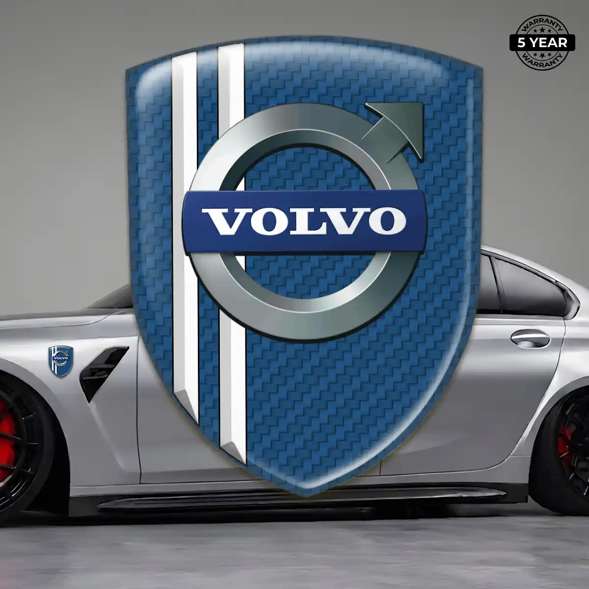 Volvo Emblem Crest Outer Style