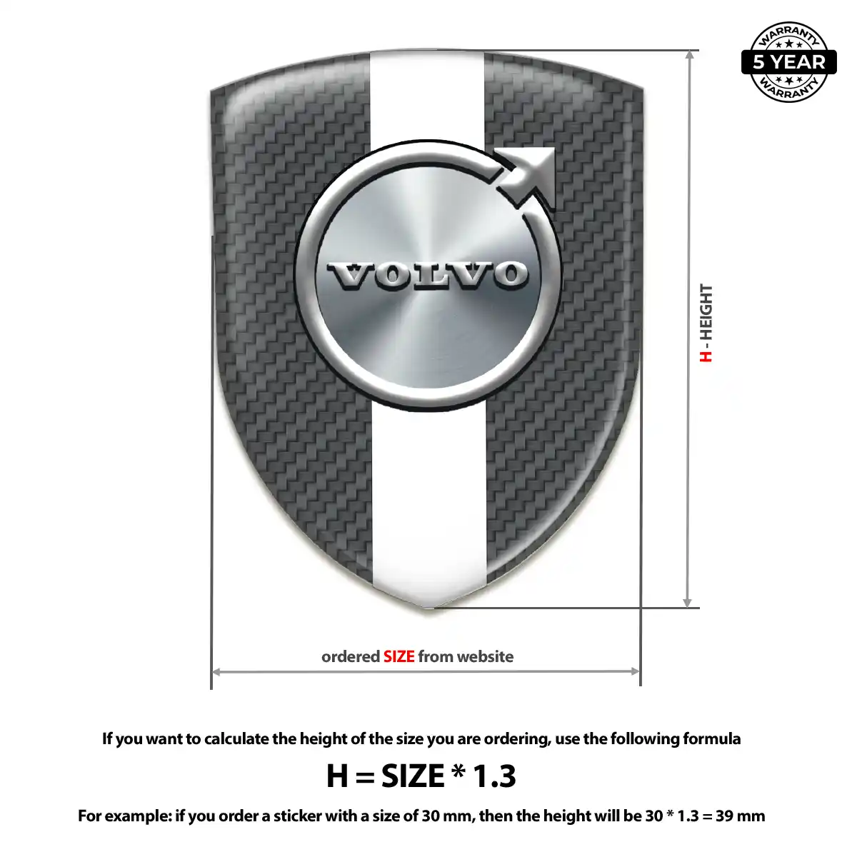 Volvo Emblem Crest Prestige Line