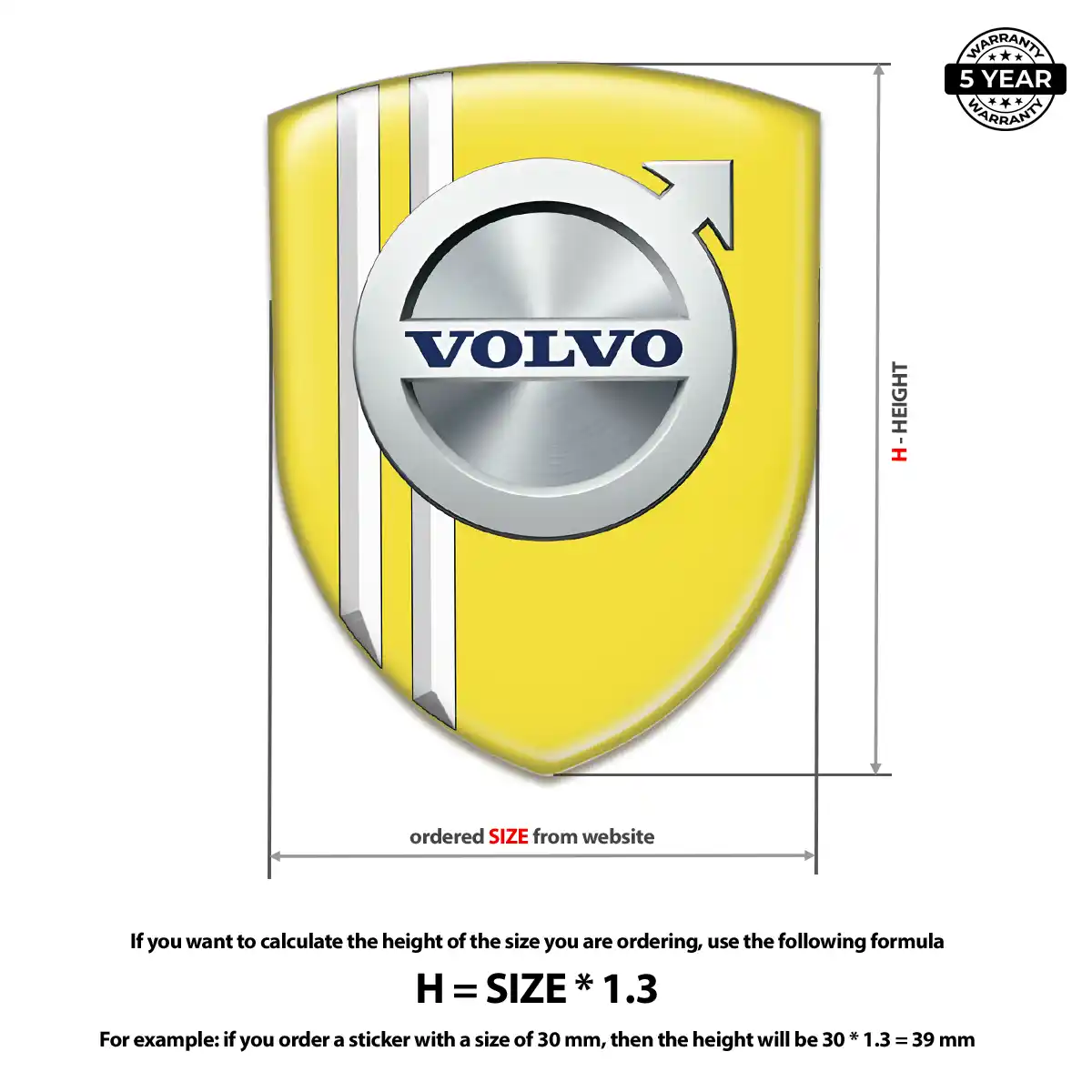 Volvo Emblem Crest Refined Design