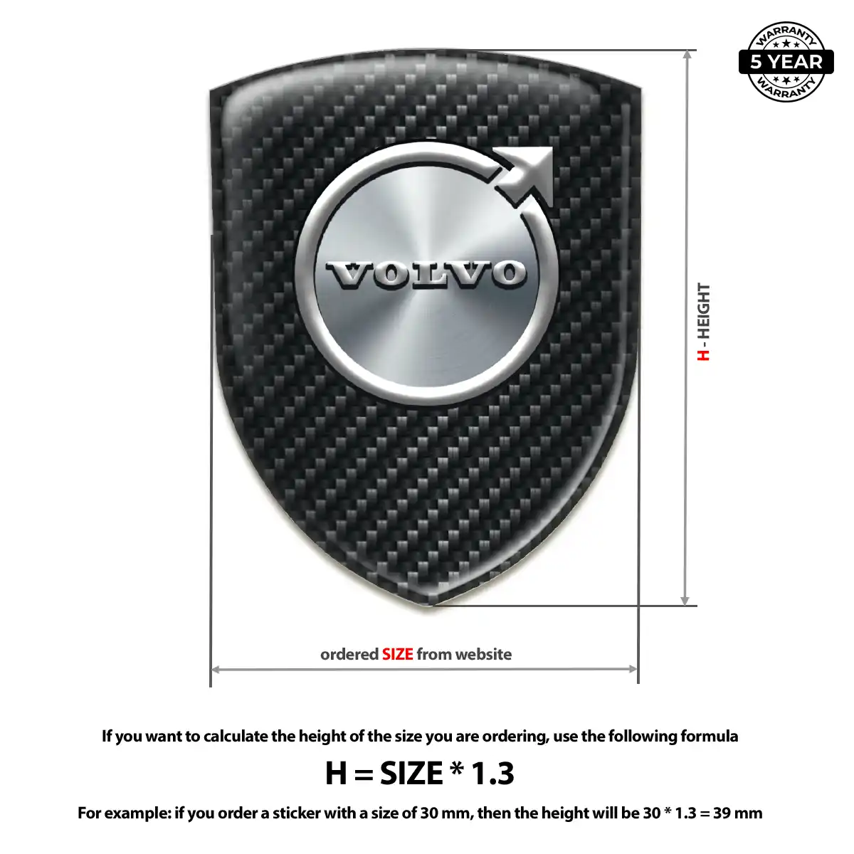 Volvo Emblem Crest Sleek Style