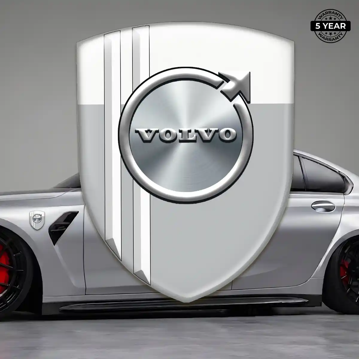 Volvo Emblem Domed Badge Elite Finish