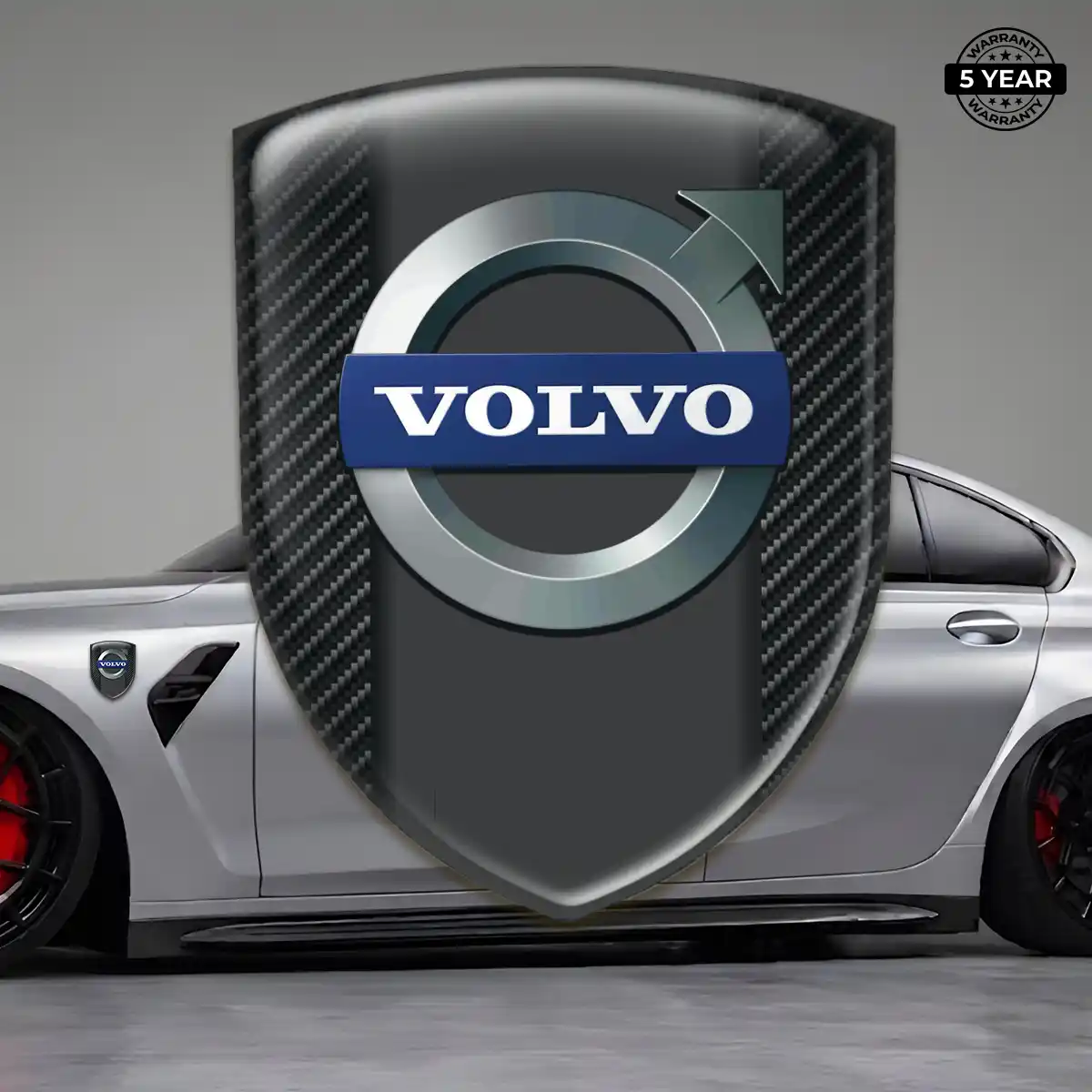 Volvo Emblem Domed Badge Noble Edition
