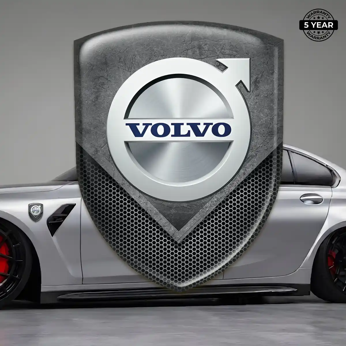 Volvo Emblem Domed Badge Outer Style
