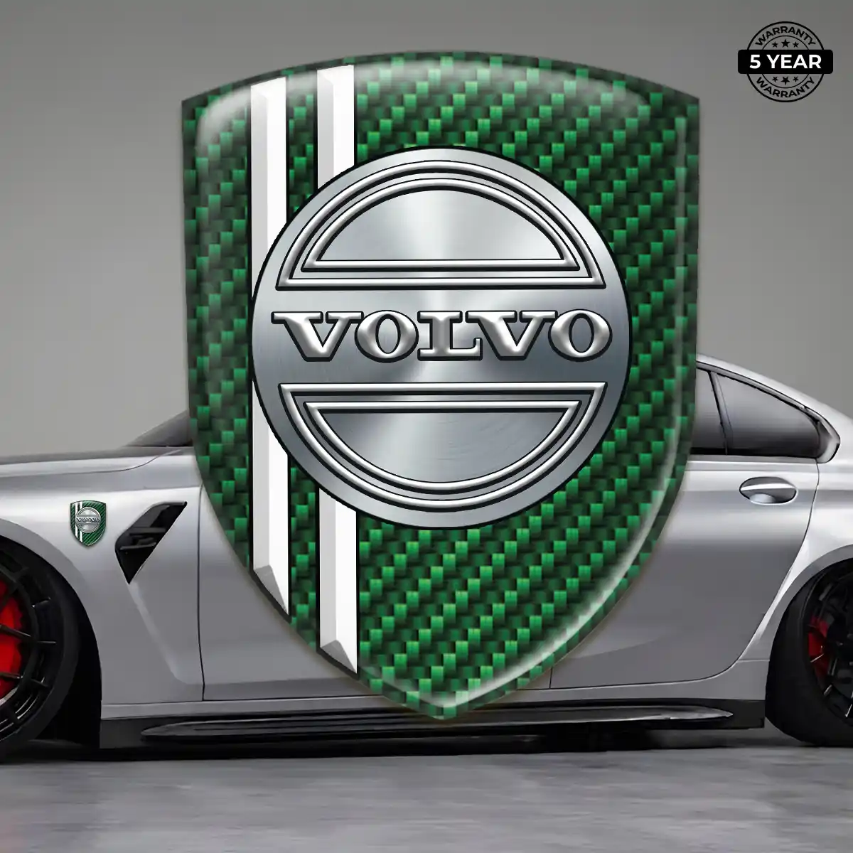 Volvo Emblem Domed Badge Premium Dome