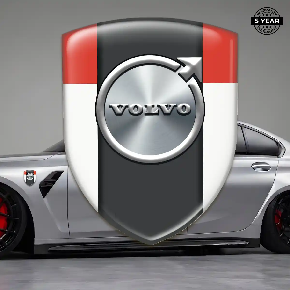 Volvo Emblem Domed Badge Resin Elite