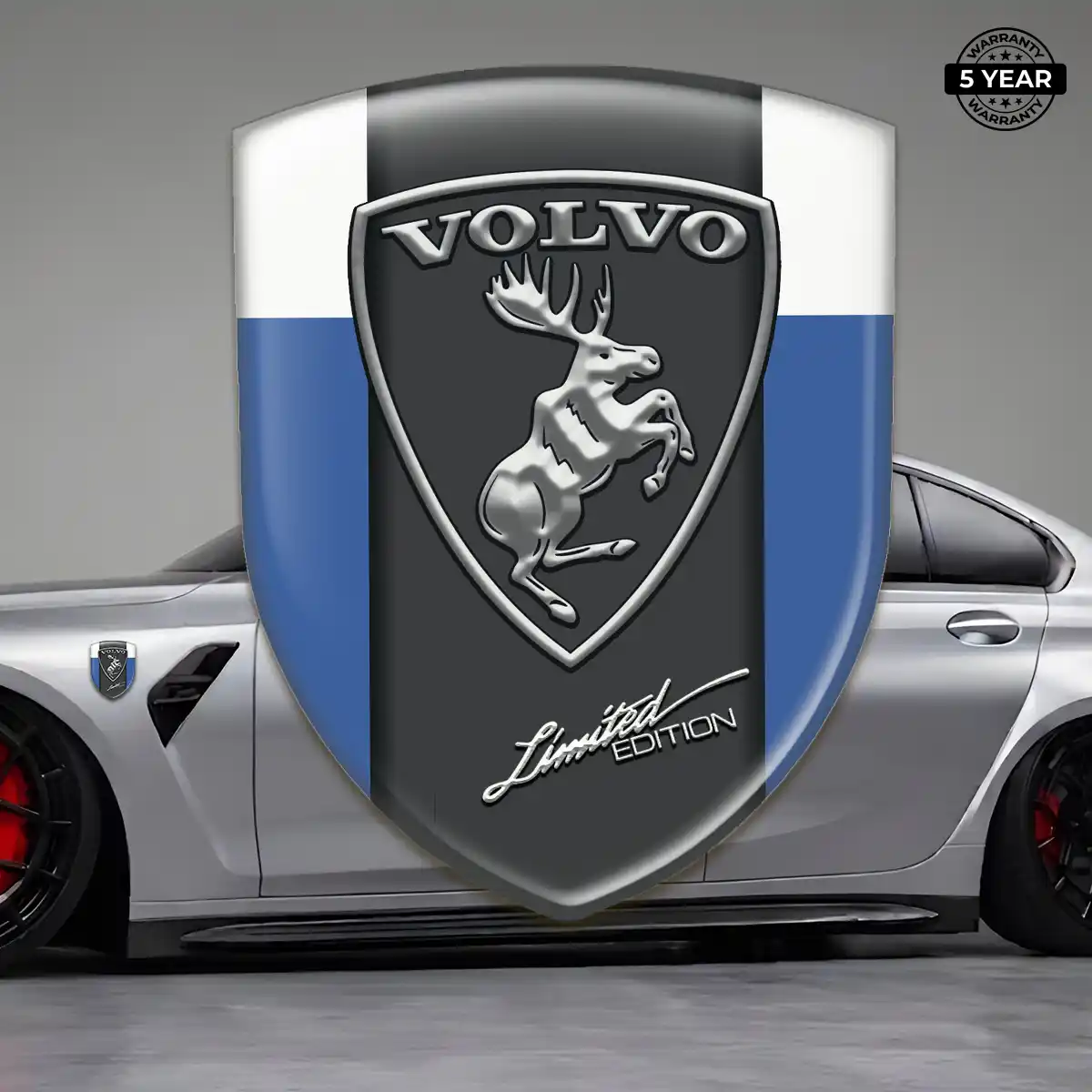 Volvo Emblem Domed Badge Signature Grade