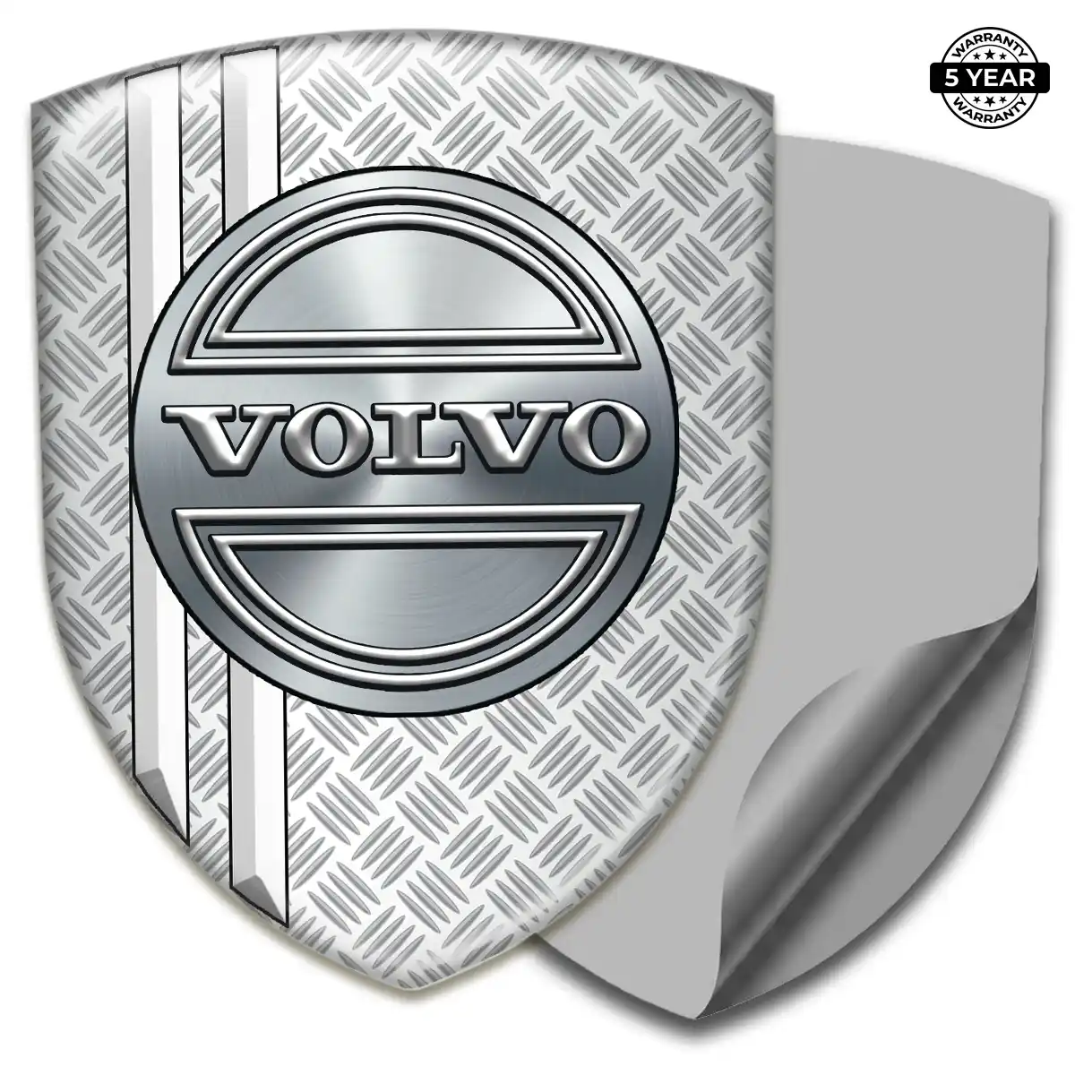 Volvo Emblem Domed Badge Sleek Style