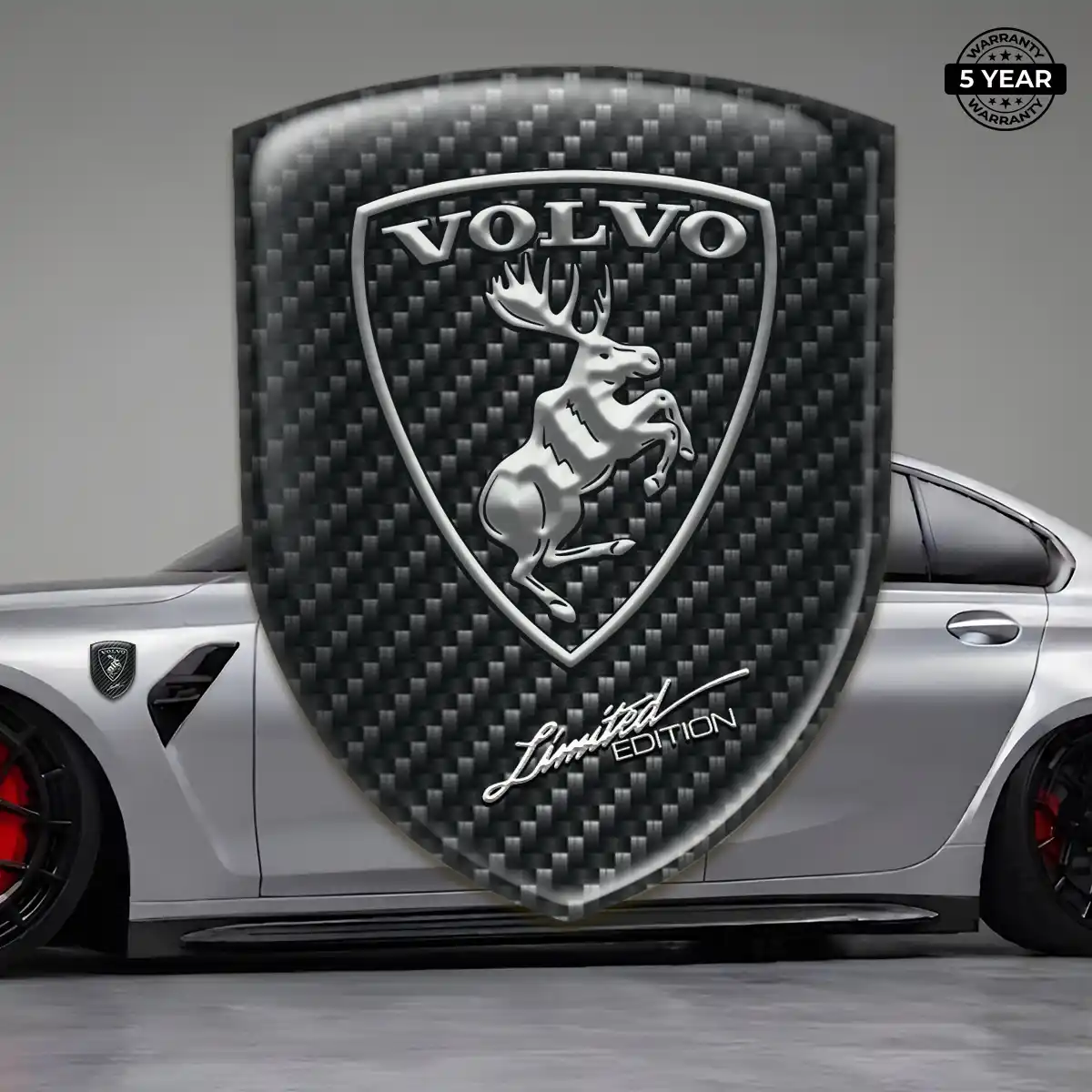 Volvo Emblem Domed Badge Superior Craft