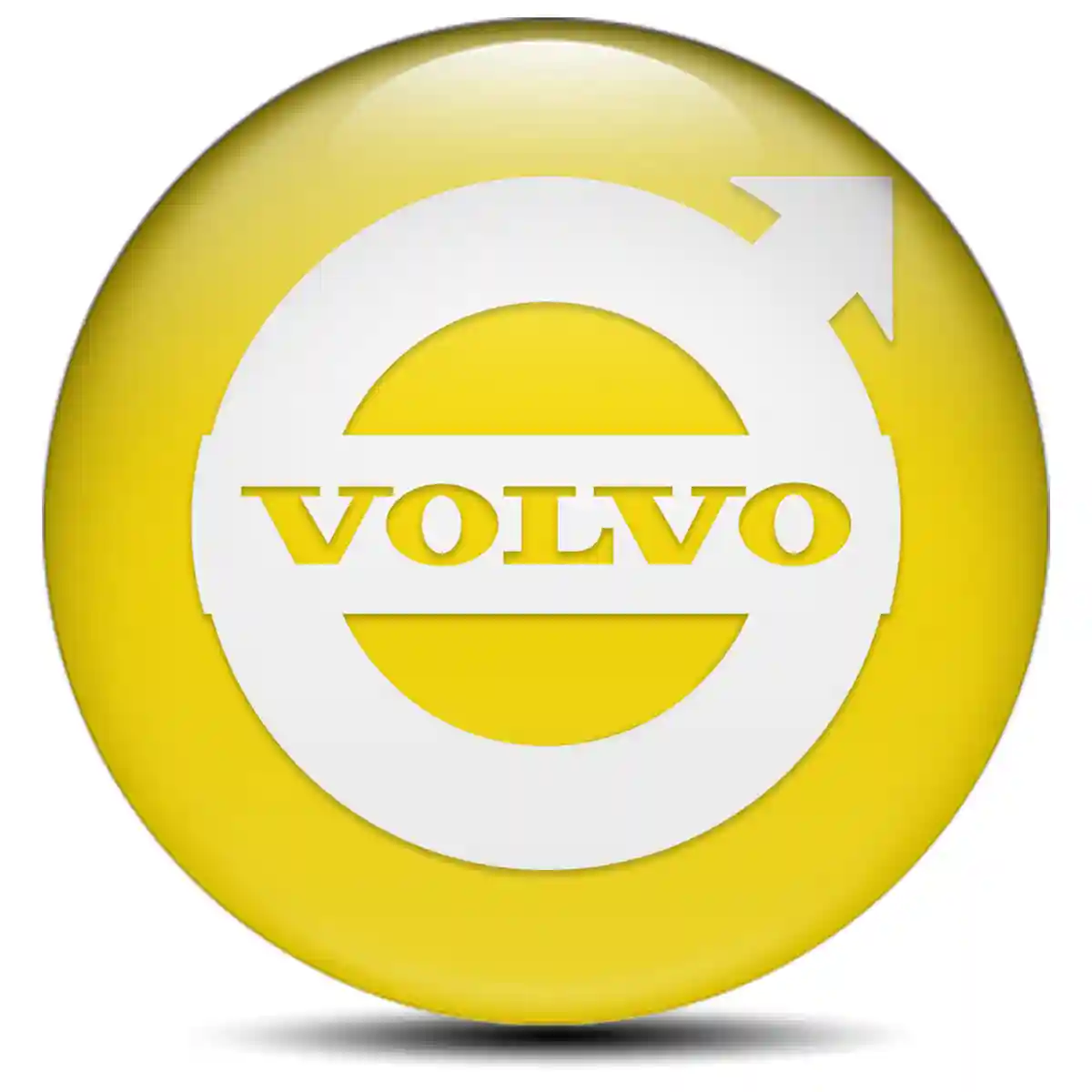 Volvo Emblem Epoxy Self-Adhesive Refined Design