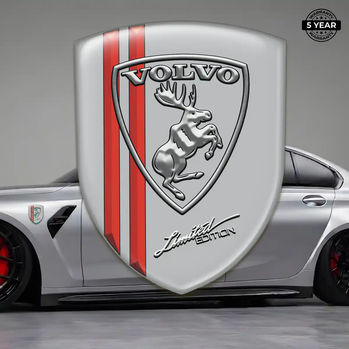 Volvo Emblem Logo Badge Elite Finish