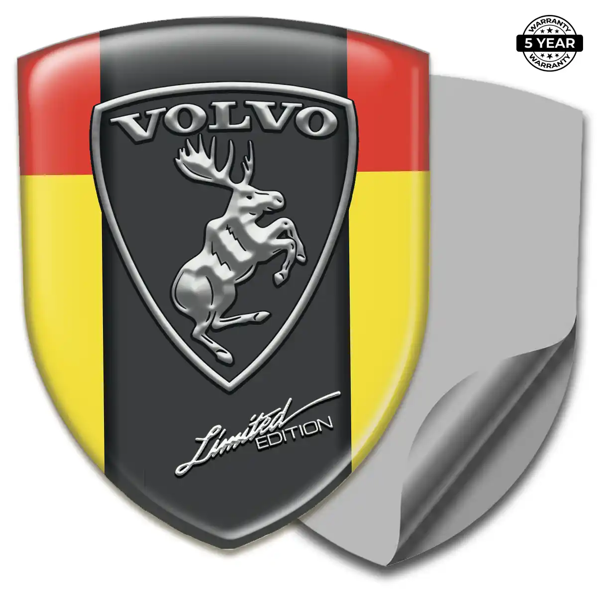 Volvo Emblem Logo Badge Outer Style