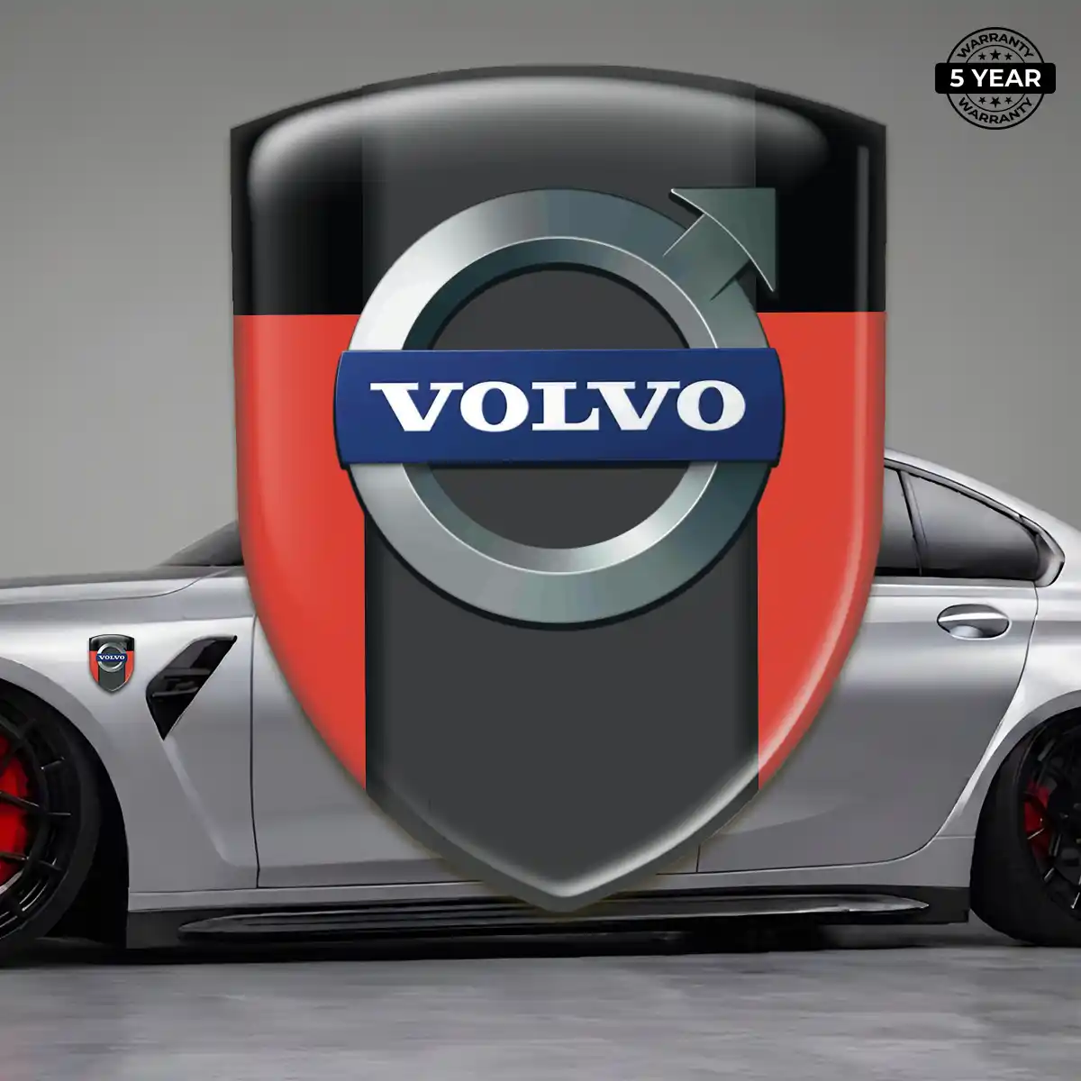 Volvo Emblem Logo Badge Premium Dome