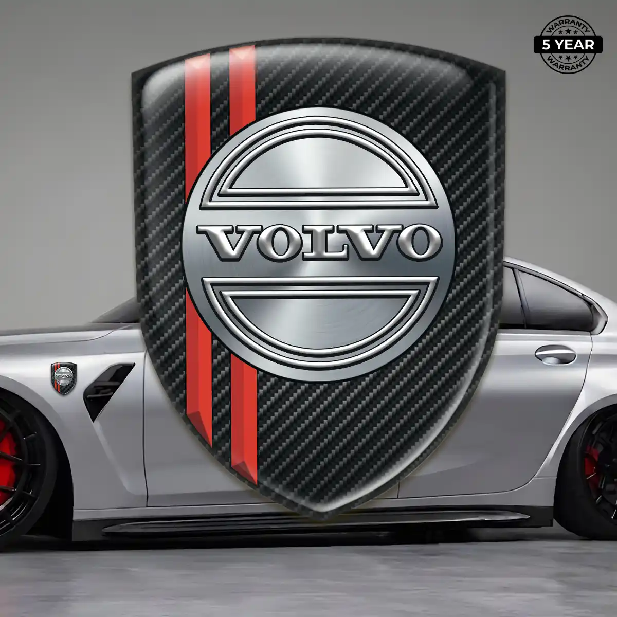 Volvo Emblem Logo Badge Prime Quality