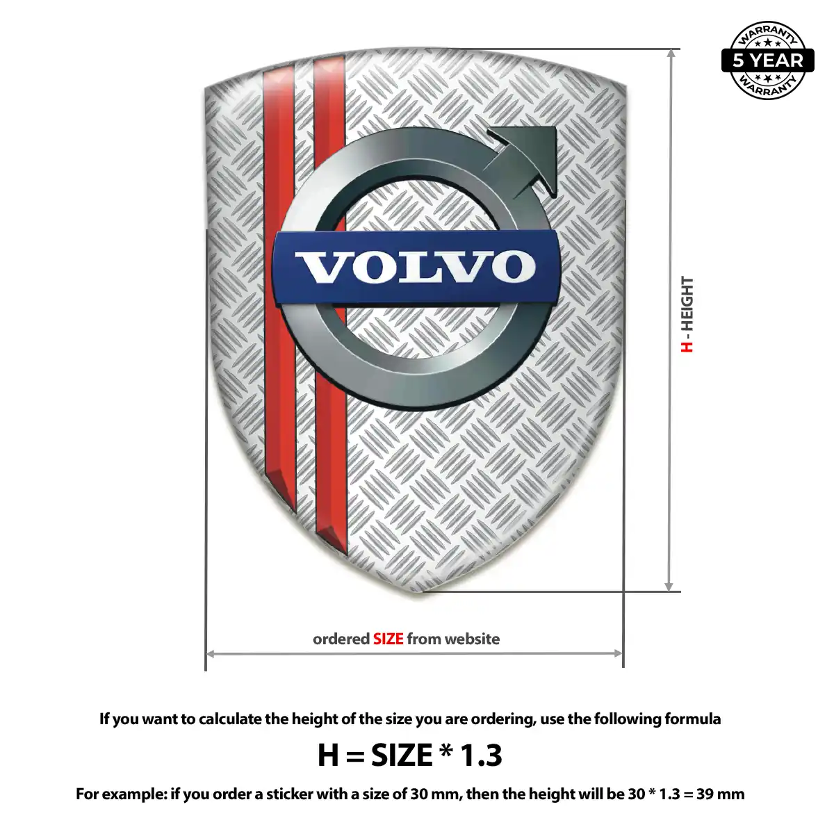 Volvo Emblem Logo Badge Refined Design