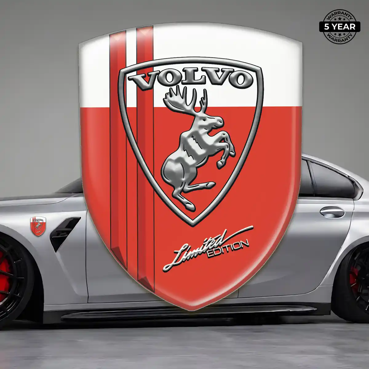 Volvo Emblem Logo Badge Sleek Style