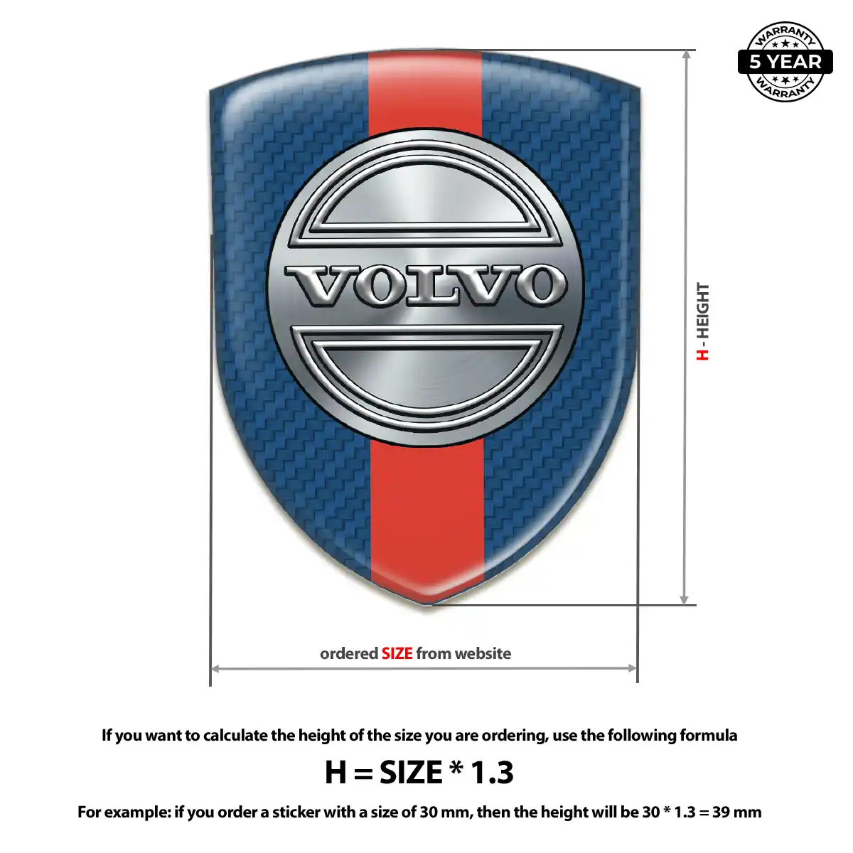 Volvo Emblem Logo Deluxe Edition