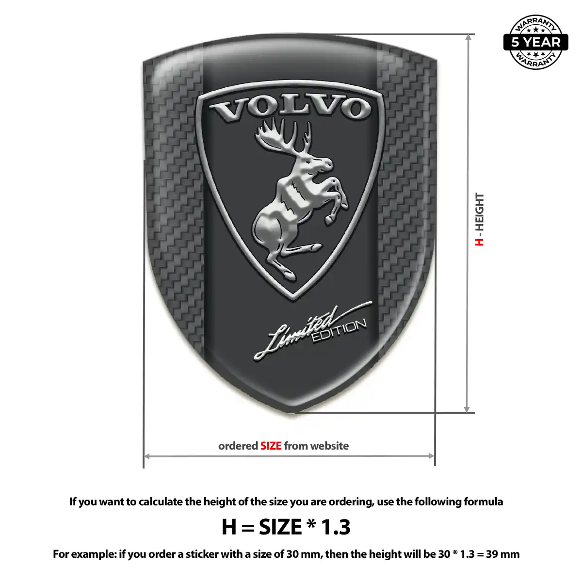 Volvo Emblem Logo Exterior Luxe