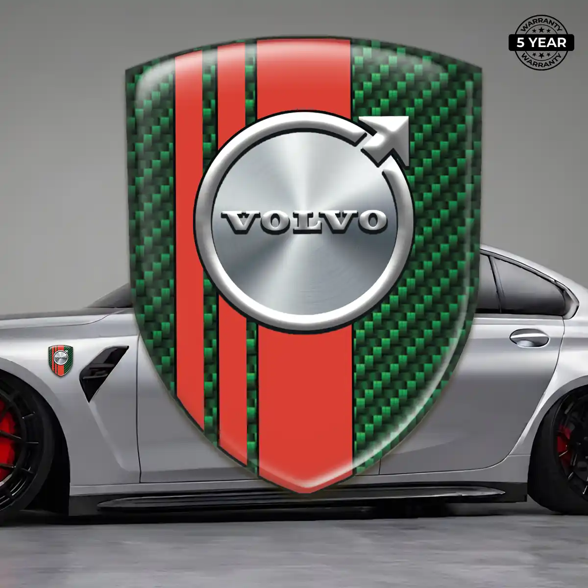 Volvo Emblem Logo Premium Dome