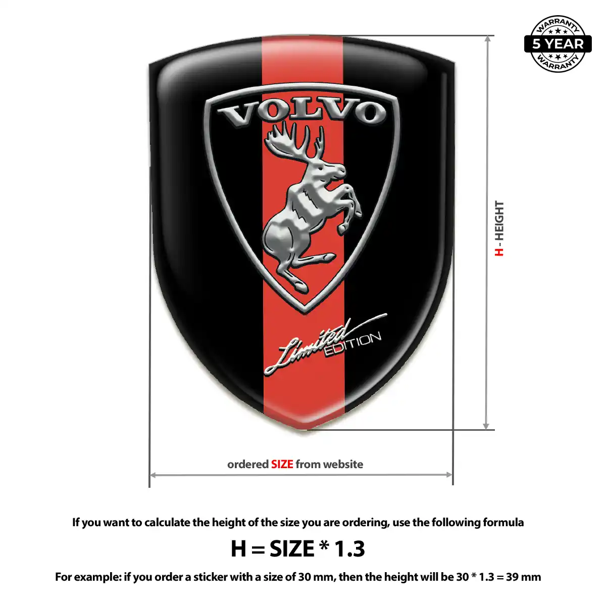 Volvo Emblem Logo Signature Grade