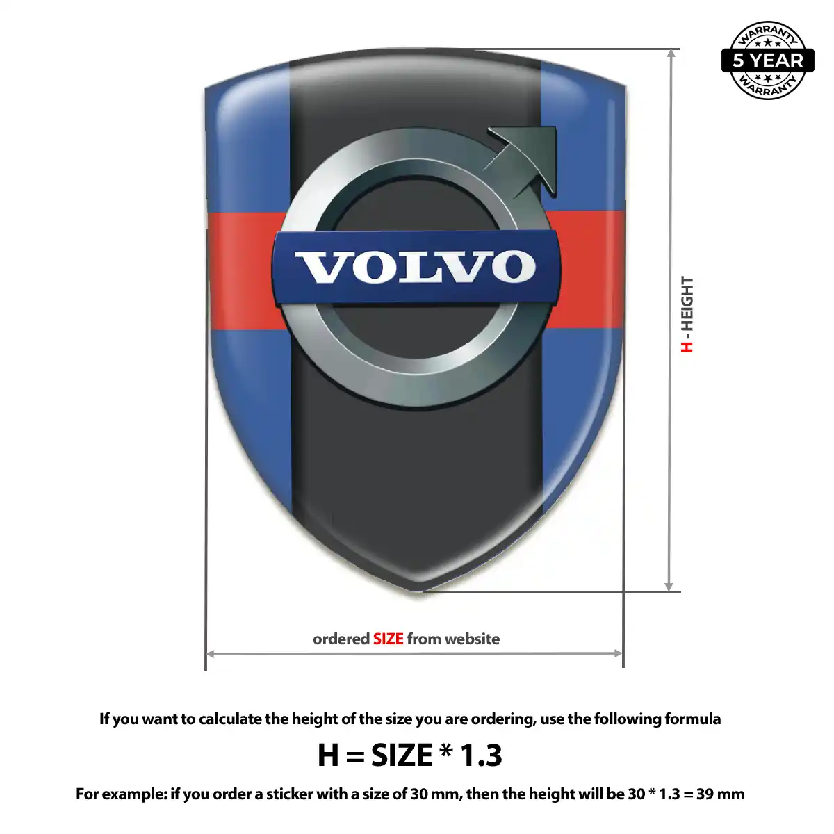 Volvo Emblem Logo Superior Craft