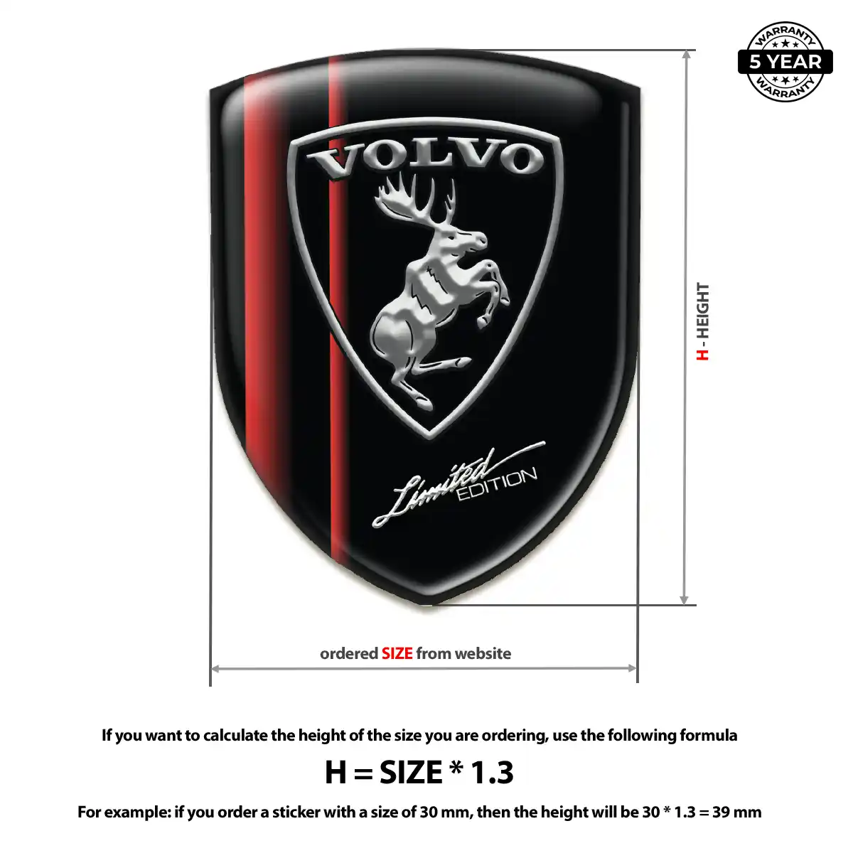 Volvo Emblem Outer Style
