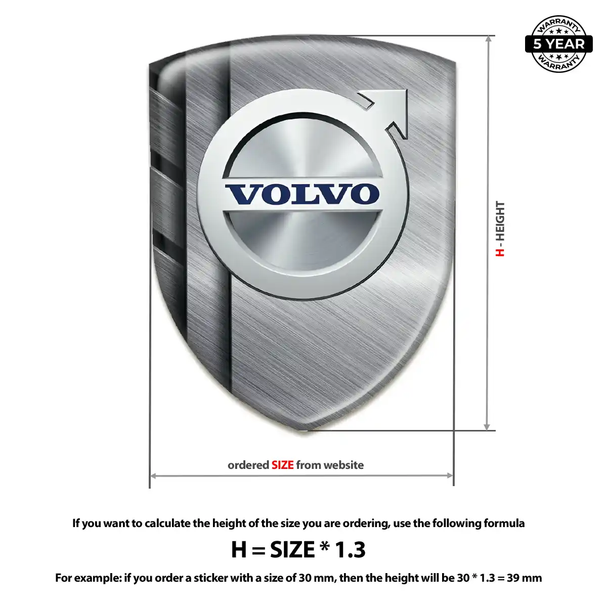 Volvo Emblem Premium Dome