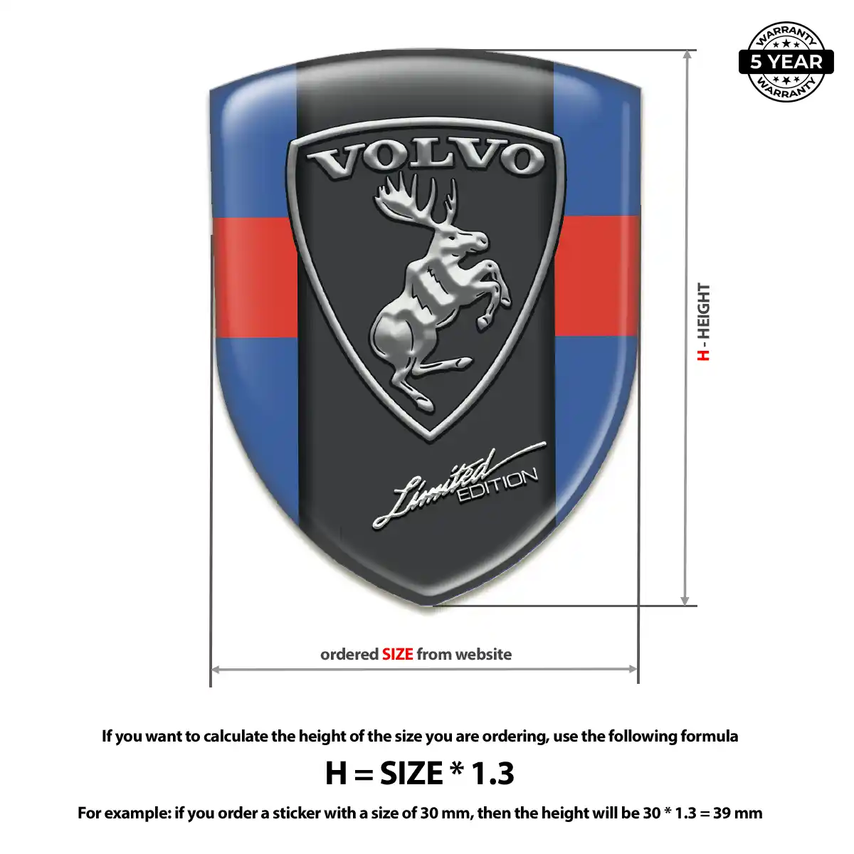 Volvo Emblem Resin Elite