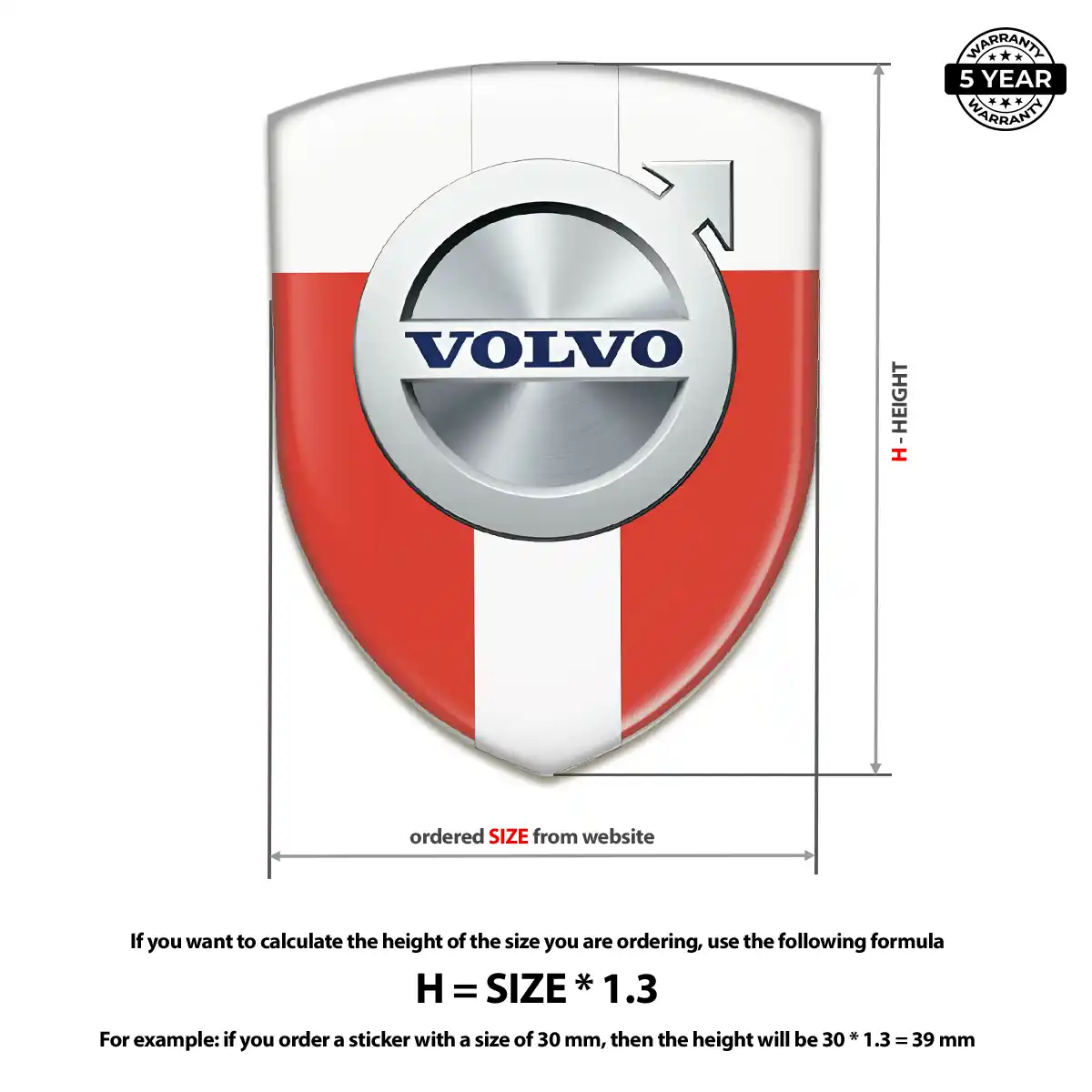 Volvo Emblem Shield Deluxe Edition