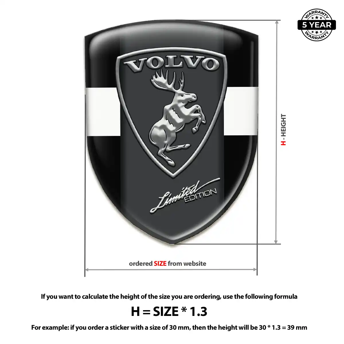 Volvo Emblem Shield Noble Edition